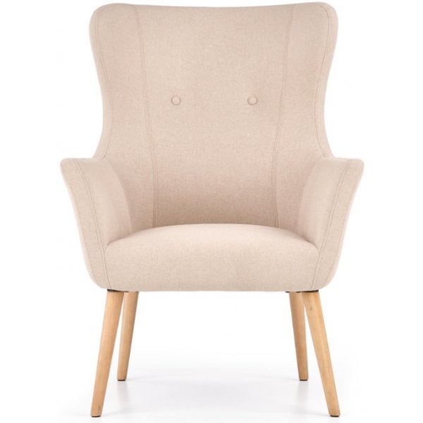 Lise ronlappsftlj - Beige (Tyg) / Tr