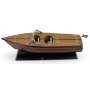 Modellbt Riva motorbt i mahogny