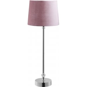 Liam bordslampa - Rosa/krom - 59 cm