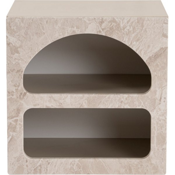 Table de chevet Liva - Travertin Table de chevet Liva - Travertin