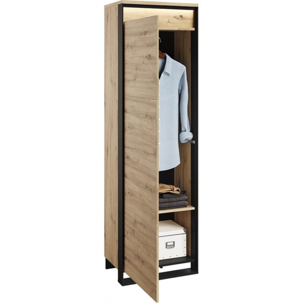 Quant kledingkast - Ambachtelijk eiken/zwart