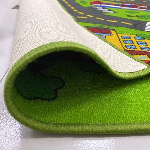 Barnmatta Trafikmatta City Tuftad - 133x175 cm