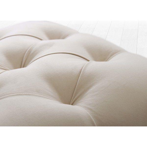 Pouf fleuri - Crème Pouf fleuri - Crème