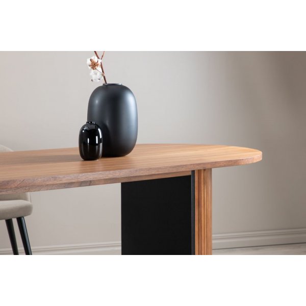 Table à manger ovale Bianca 200x90 cm - Noyer Table à manger ovale Bianca 200x90 cm - Noyer