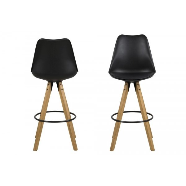 Dima barstol - Svart PU