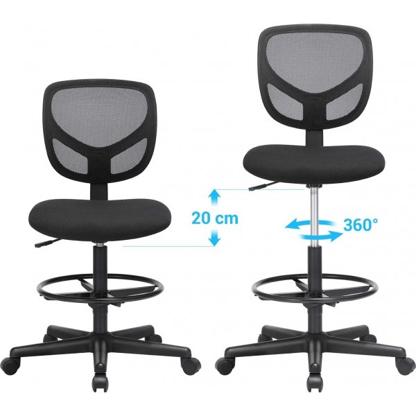 Chaise de bureau Zelda - Noir Chaise de bureau Zelda - Noir