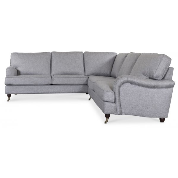 Deluxe Howard hörnsoffa i grått tyg Deluxe Howard hörnsoffa i grått tyg