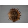 Slen adventsstjrna 46 cm - Brun