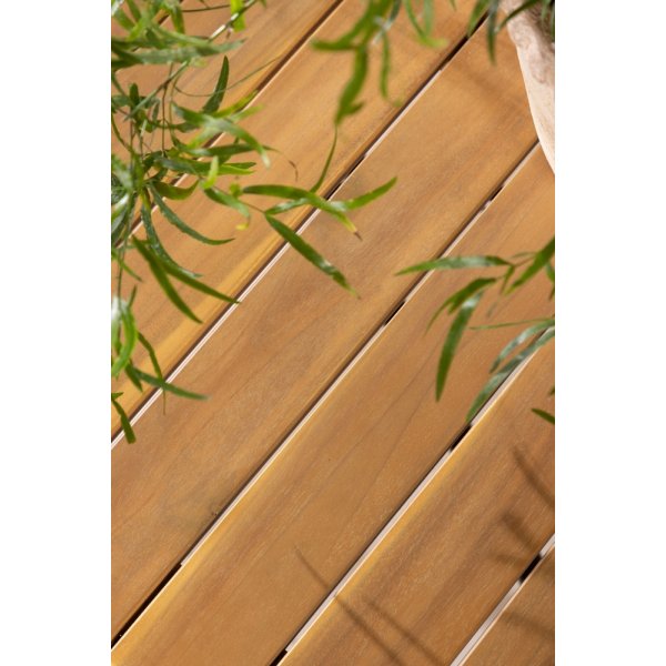 Holmbeck eettafel 200 x 90 cm - Zwart/Natuurlijk