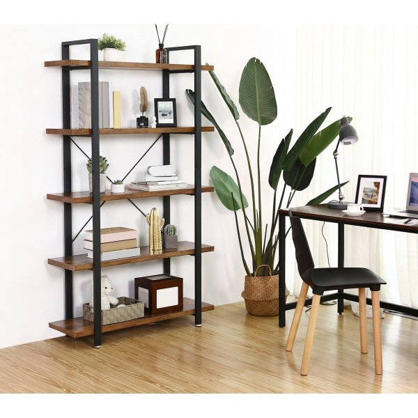 Bibliothque True - Marron/noir