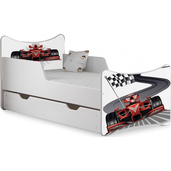 Barnsäng Teddy - Valfri storlek & dekal Barnsäng Teddy - Valfri storlek & dekal