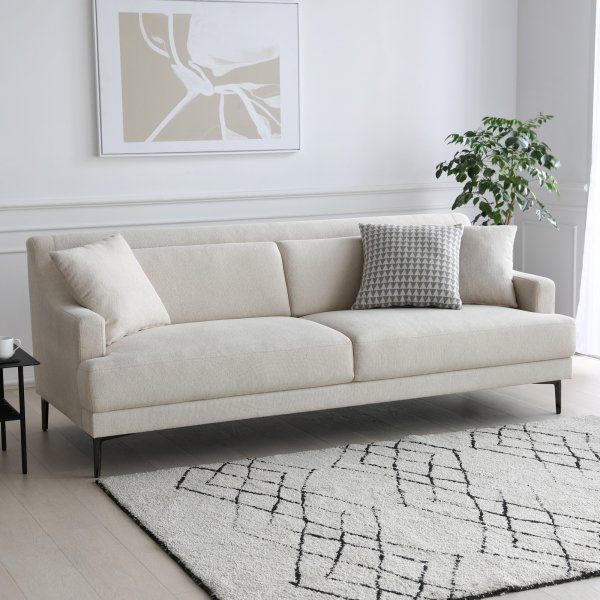 Soffa 3-sits beige modern - Hanna Soffa 3-sits beige modern - Hanna