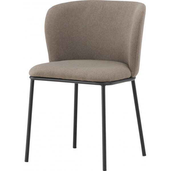 Edina matstol - Brun/svart