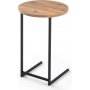 Mitazor sidobord 38 cm - Furu/svart