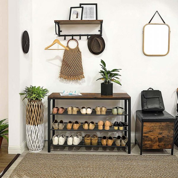 tagre  chaussures Jussi 100 x 72 cm - Marron/noir