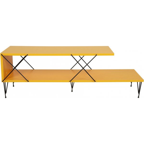 Banc multimédia de rue - Jaune Banc multimédia de rue - Jaune