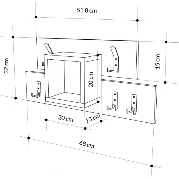 Cintre Lumina - Blanc