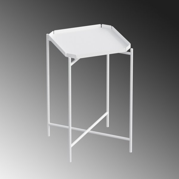 Vela soffbord 46 x 46 cm - Vit Vela soffbord 46 x 46 cm - Vit
