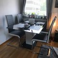 Kundbild Matstol Waltham - Svart/vit: bra