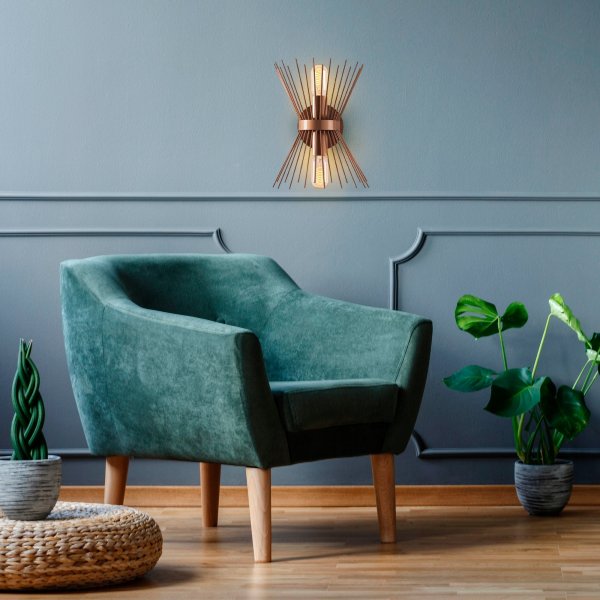 Kirsty wandlamp - Koper