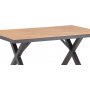 Garcia matbord 150 x 90 cm - Svart/Natur