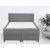 Accent boxbed sng med frvaring - 180 x 200 cm - Ljusgr