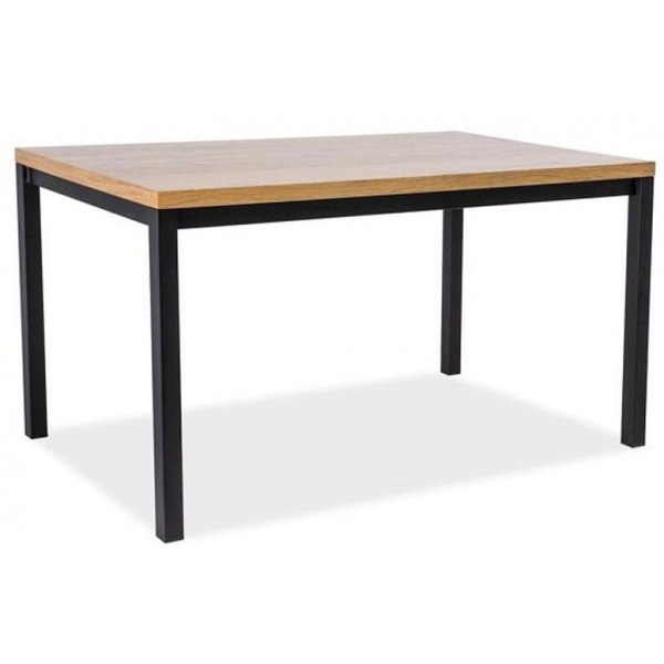 Whisper 180 cm matbord - Svart/ek