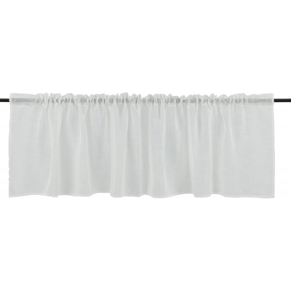 Misty gardin kanalkappa 250x55 cm - Vit