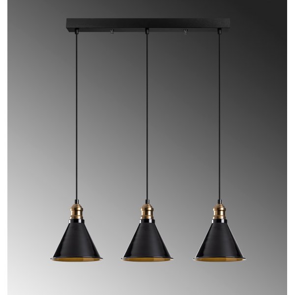 Plafonnier Berkeley 251-S1 - Noir Plafonnier Berkeley 251-S1 - Noir