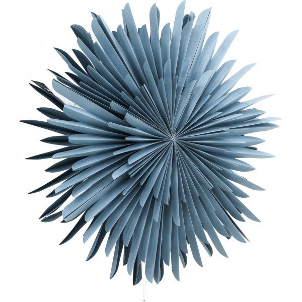 Slen adventsstjrna 80 cm - Gr/bl