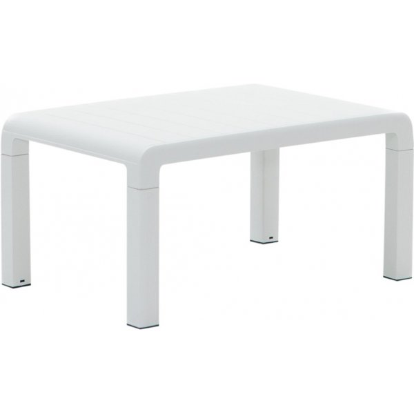 Lara loungegrupp med 3-sits soffa, 2 ftljer och bord - Vit