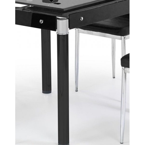 Table gigogne Jazmin 80-130 x 80 cm - Noir