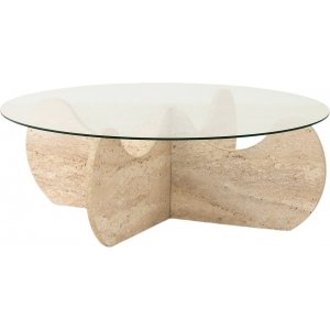 Table basse Himalaya 90 cm - Travertin