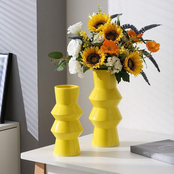 Vase Rolo - Jaune Vase Rolo - Jaune