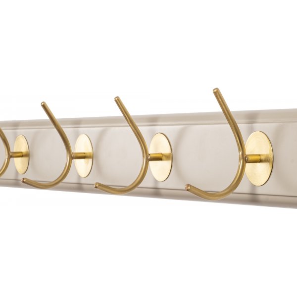 Demandu kroklist 100 cm - Beige/guld