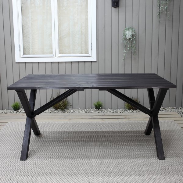 Eettafel Scottsdale 150 cm - Zwart + Textielreiniging voor meubels