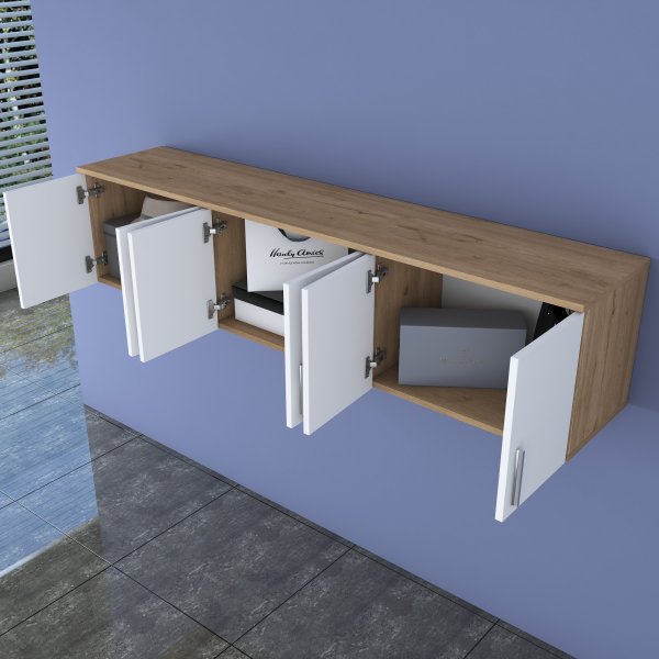 Esa väggskåp - Valnöt/vit Esa väggskåp - Valnöt/vit