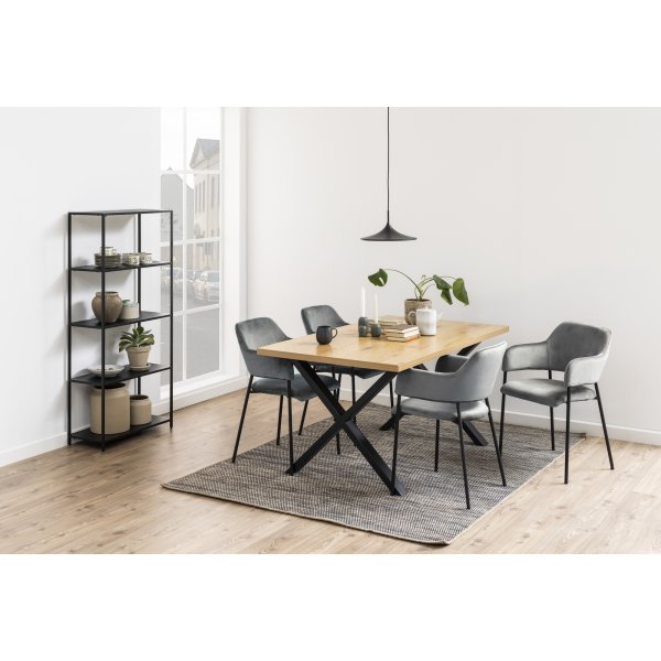 Chaise à cadre Lima - Gris Chaise à cadre Lima - Gris