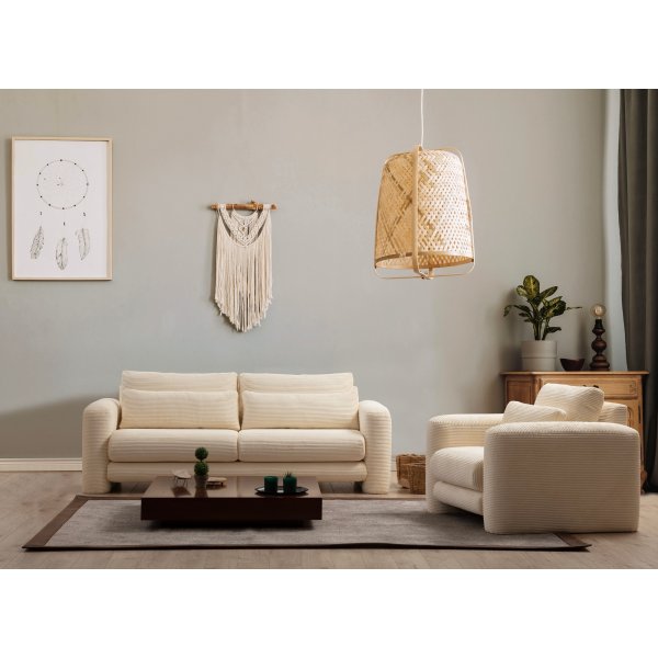 Suzy 3-zitsbank - Beige Suzy 3-zitsbank - Beige