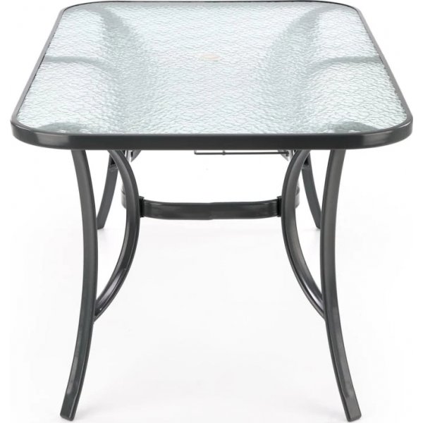 Antony utebord - Grå metall / Glas + Rengöring för möbler Antony utebord - Grå metall / Glas + Rengöring för möbler