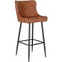 Dallas Barstol - Vintage brun/svart