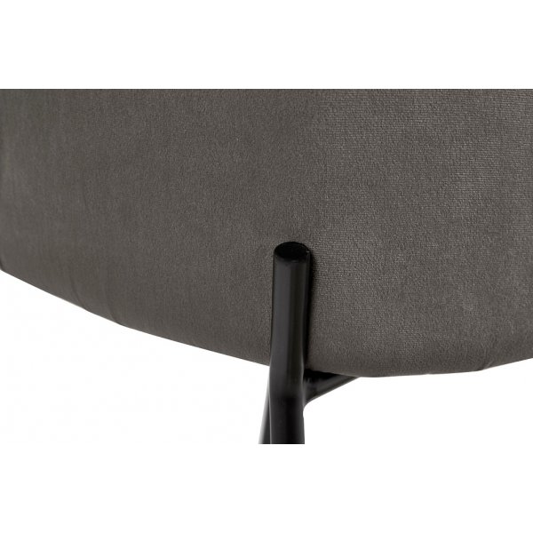 Khloe stol - Grå sammet Khloe stol - Grå sammet