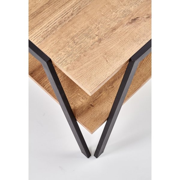 Table basse Pavia 113x 63 cm - Chne/noir