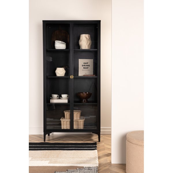 Alexander vitrinekast - Zwart