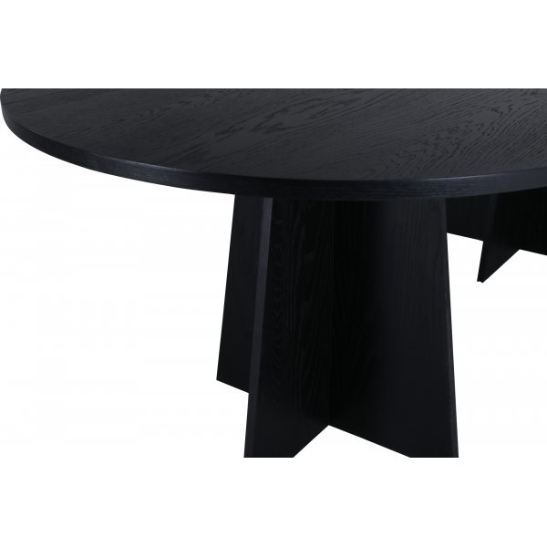 Table à manger Bootcut 230 x 115 cm - Noir Table à manger Bootcut 230 x 115 cm - Noir