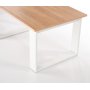 Ground soffbord 100 x 64 cm - Vit