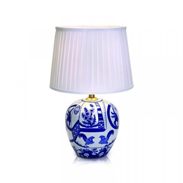 Gteborg Bordslampa 48 - Bl/Vit