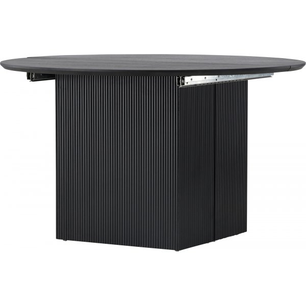 Table à manger Matilda 130-180 x 130 cm - Noir Table à manger Matilda 130-180 x 130 cm - Noir