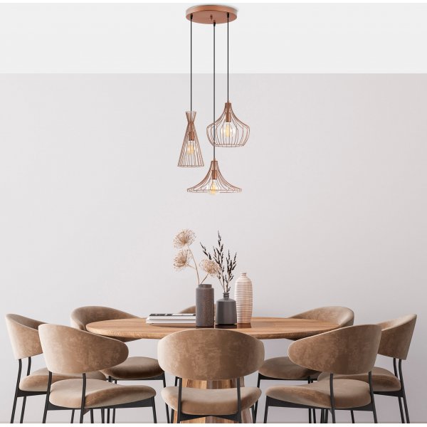 Mezo taklampa N-1298 - Koppar