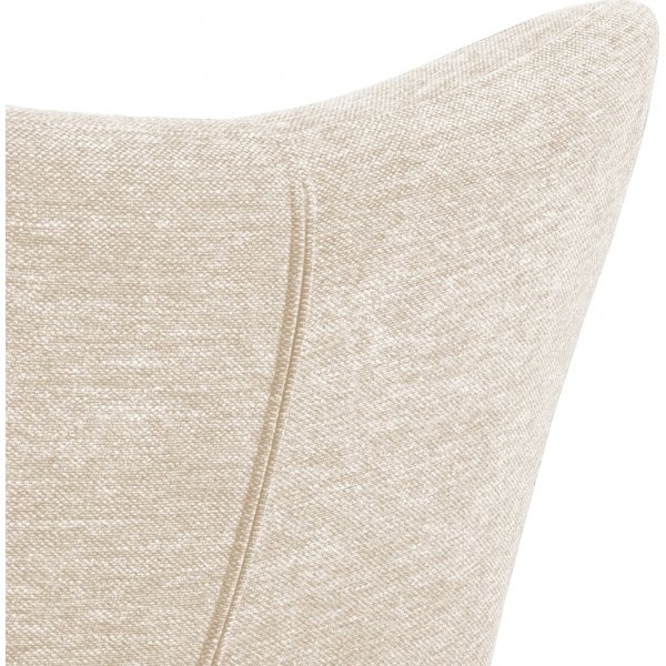 Fauteuil inclinable Talgarth avec repose-pieds - Beige